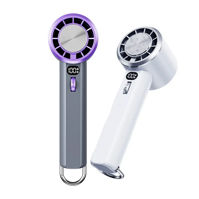 High Speed Cold Compress Handheld Small Fan with 100 Adjustable Speeds