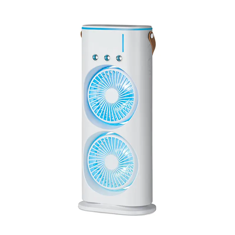 Dual Mist Cooling Fan with Triple Spray System