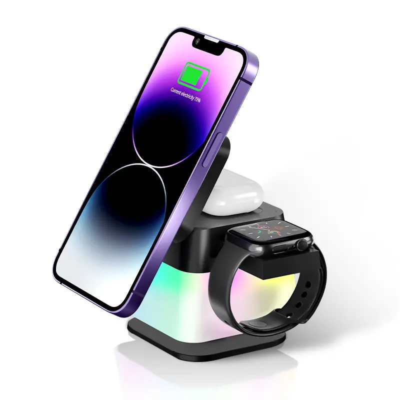 4 in 1 Wireless Charger with Fast Multi-Device Charging