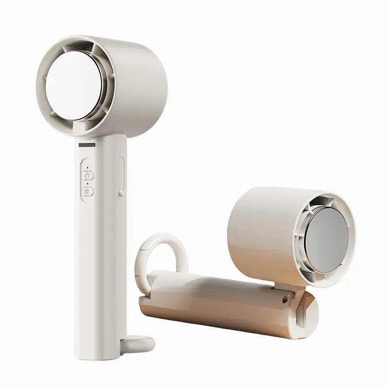 Portable Handheld Folding Fan with Superconducting Ice Cooling