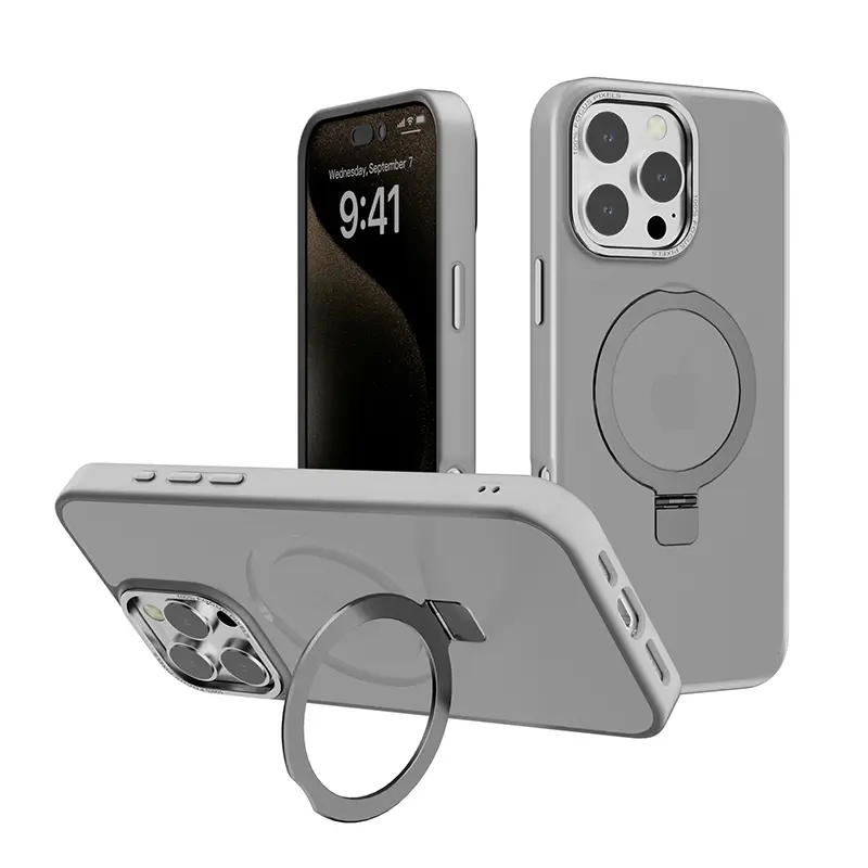 Magnetic Phone Case with Adjustable Kickstand