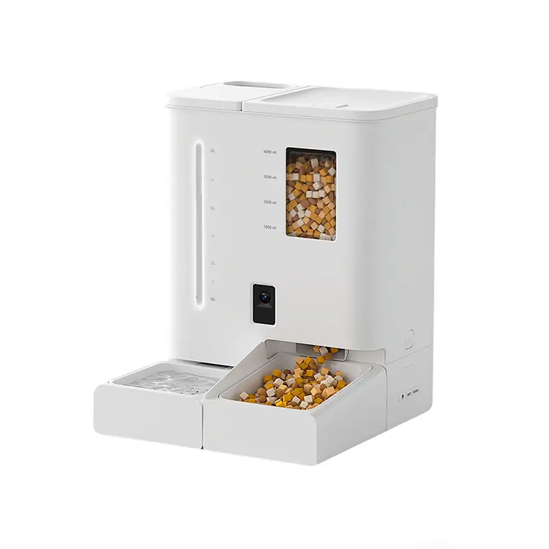 2-in-1 Automatic Pet Feeder with Water Dispenser