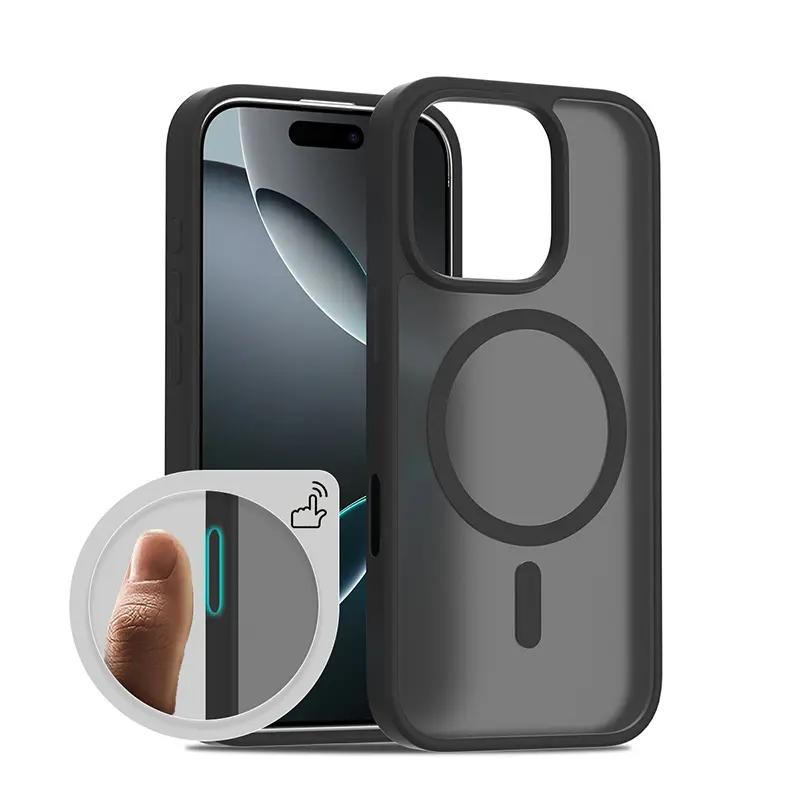 Matte Magnetic Phone Case with Shockproof Protection