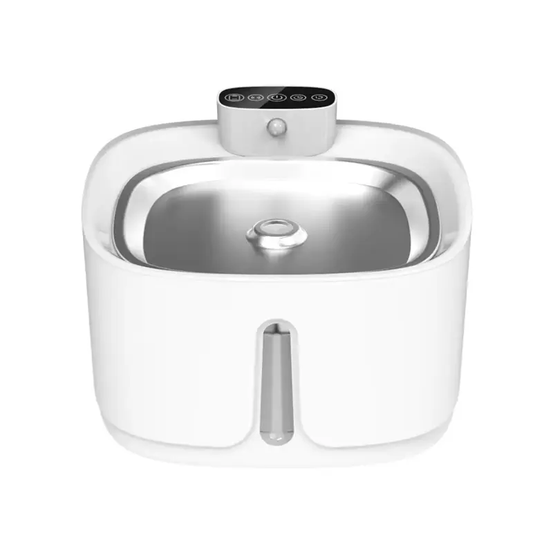 Smart Pet Water Fountain with Stainless Tray & Filtration