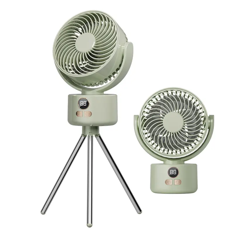 Portable 2-in-1 Detachable Camping Fan with Adjustable Angles