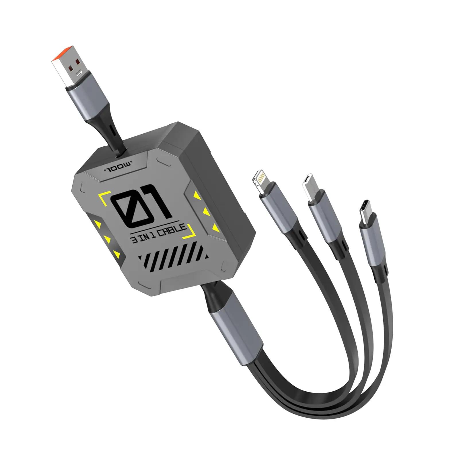 100W Retractable Charging C...