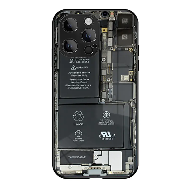 PCB Design Glass Phone Case for Wholesale