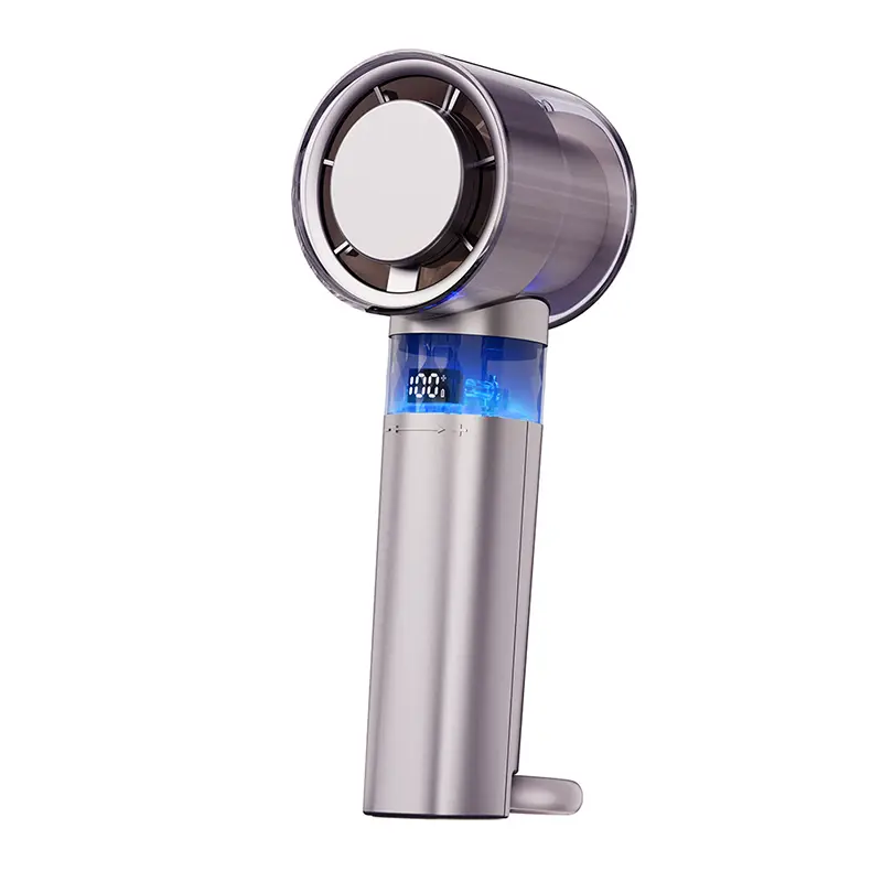 High Speed Handheld Fan with Ice Ceramic Cooling